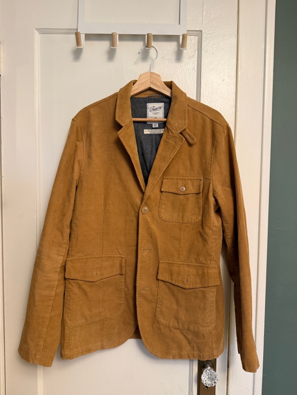 Grayers Men’s Corduroy blazer in Camel